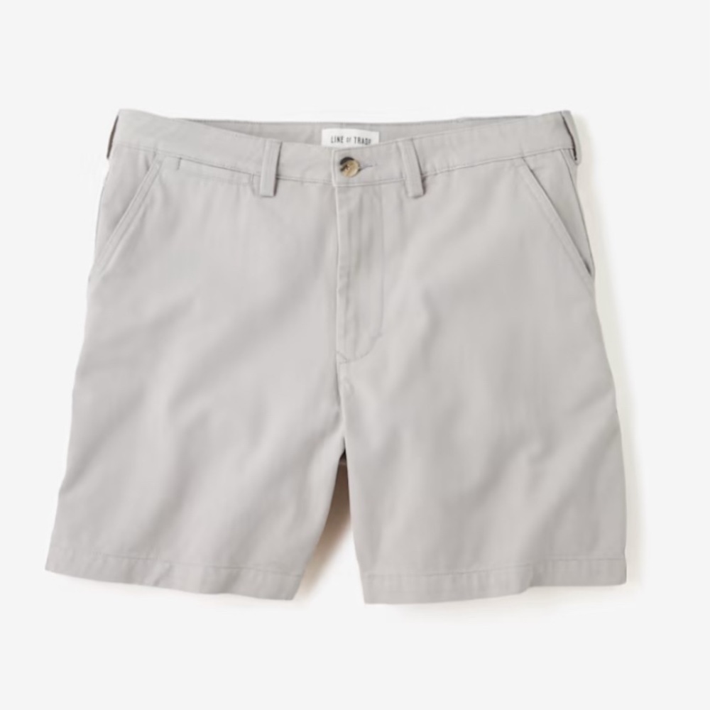 Line of Trade The Weekend Twill Short - Stone Grey